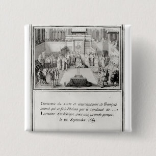 Coronation of Francis II 15 Cm Square Badge