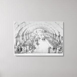 Coronation of General Faustin Soulouque (c.1785-18 Canvas Print