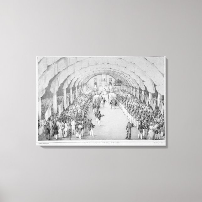 Coronation of General Faustin Soulouque (c.1785-18 Canvas Print (Front)