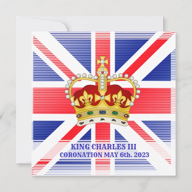 Coronation of King Charles III  Invitation (Front)