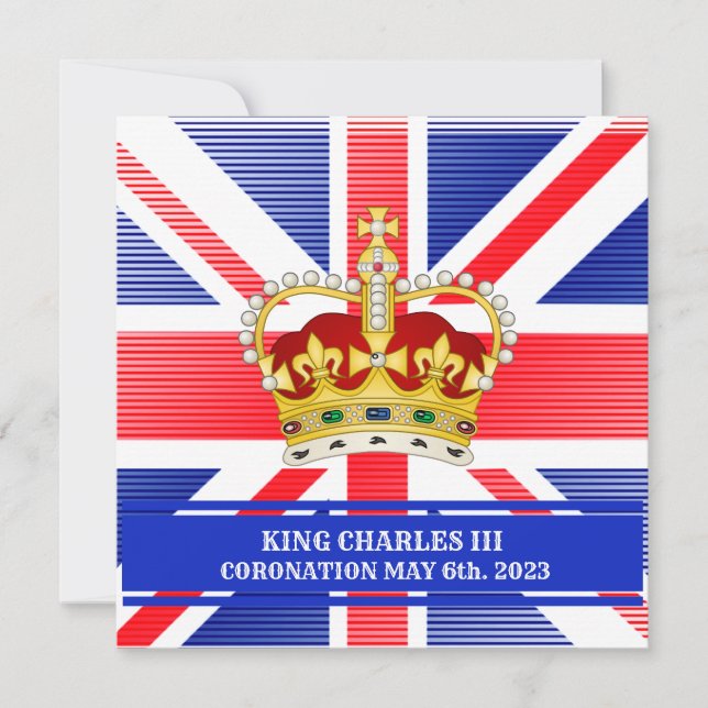 Coronation of King Charles III  Invitation (Front)