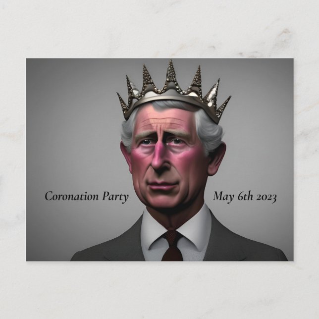 Coronation of King Charles III Postcard (Front)