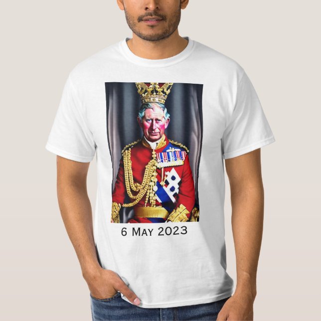 Coronation of King Charles III T-Shirt (Front)