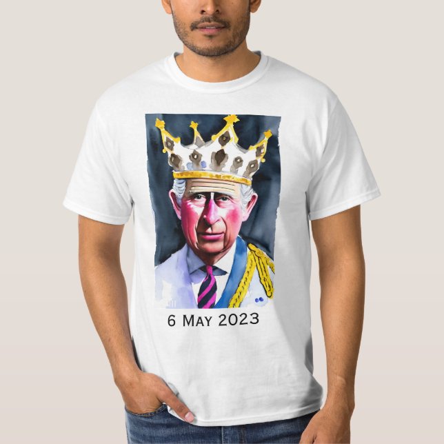 Coronation of King Charles III T-Shirt (Front)