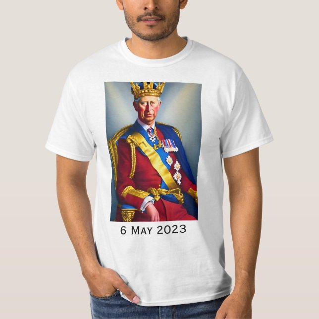 Coronation of King Charles III T-Shirt (Front)