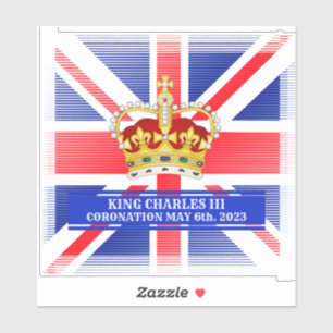 Coronation of King Charles III  Vinyl Sticker