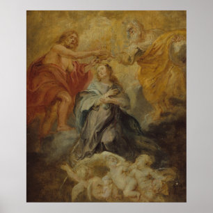 Coronation of Mary  Poster