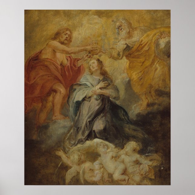 Coronation of Mary  Poster (Front)