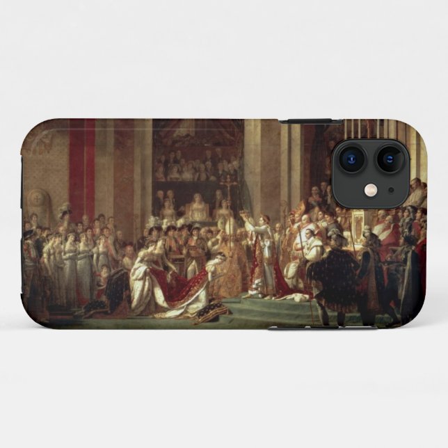 Coronation of Napoleon Case-Mate iPhone Case (Back (Horizontal))