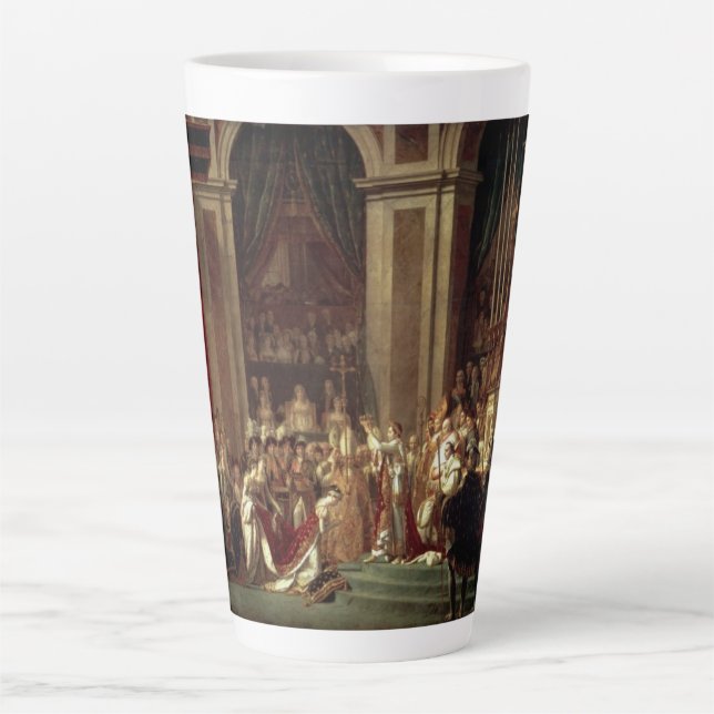 Coronation of Napoleon Latte Mug (Front)