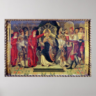 Coronation of Pope Celestine V  in August 1294 Poster