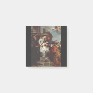 Coronation of Saint Rosalia by Anthony van Dyck Post-it Notes