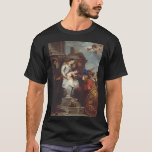 Coronation of Saint Rosalia by Anthony van Dyck T-Shirt