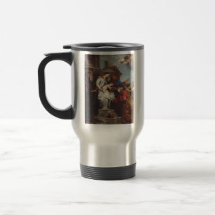 Coronation of Saint Rosalia by Anthony van Dyck Travel Mug
