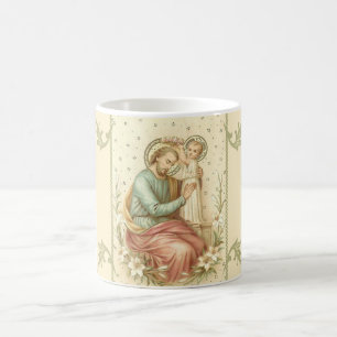 Coronation of St. Joseph by Jesus Coffee Mug