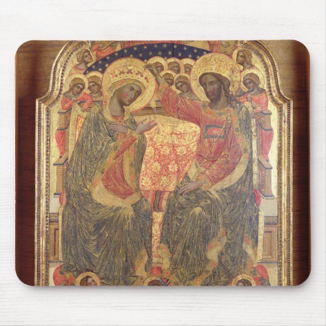 Coronation of the Virgin, 1372 Mouse Mat (Front)