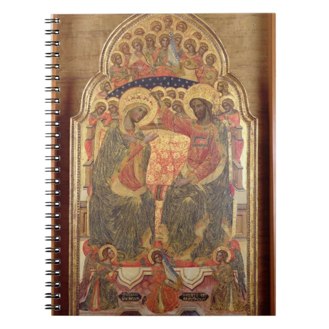 Coronation of the Virgin, 1372 Notebook (Front)