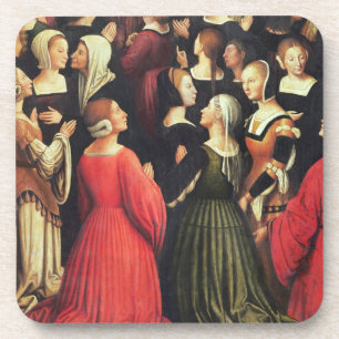 Coronation of the Virgin, 1513 (oil on panel) (det Coaster