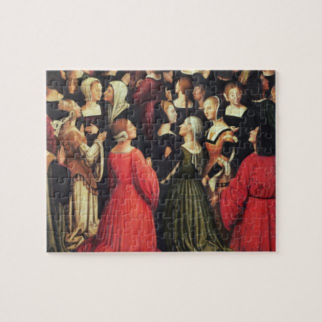 Coronation of the Virgin, 1513 (oil on panel) (det Jigsaw Puzzle (Horizontal)