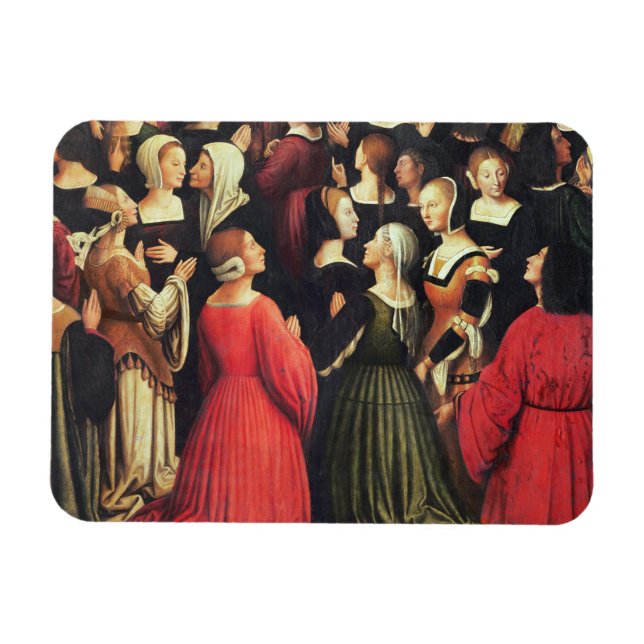 Coronation of the Virgin, 1513 (oil on panel) (det Magnet (Horizontal)