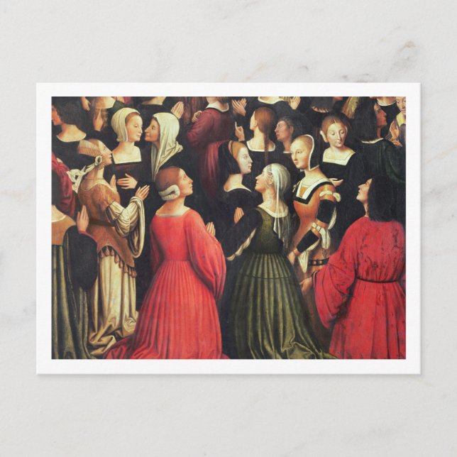 Coronation of the Virgin, 1513 (oil on panel) (det Postcard (Front)