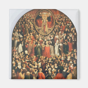 Coronation of the Virgin, 1513 (oil on panel) Magnet