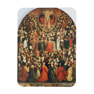 Coronation of the Virgin, 1513 (oil on panel) Magnet