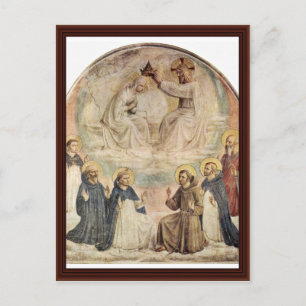 Coronation Of The Virgin By Fra Angelico Postcard