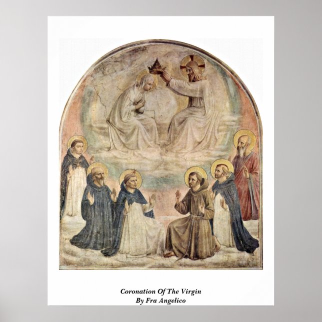 Coronation Of The Virgin By Fra Angelico Poster (Front)
