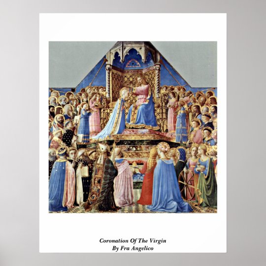 Coronation Of The Virgin By Fra Angelico Poster