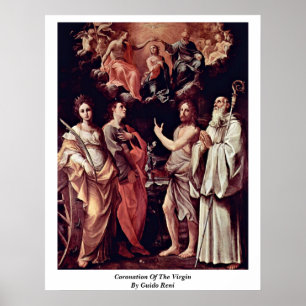 Coronation Of The Virgin By Guido Reni Poster