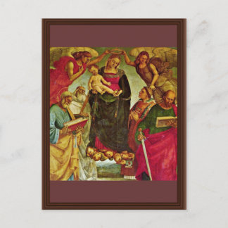 Coronation Of The Virgin By Signorelli Luca (Best Postcard