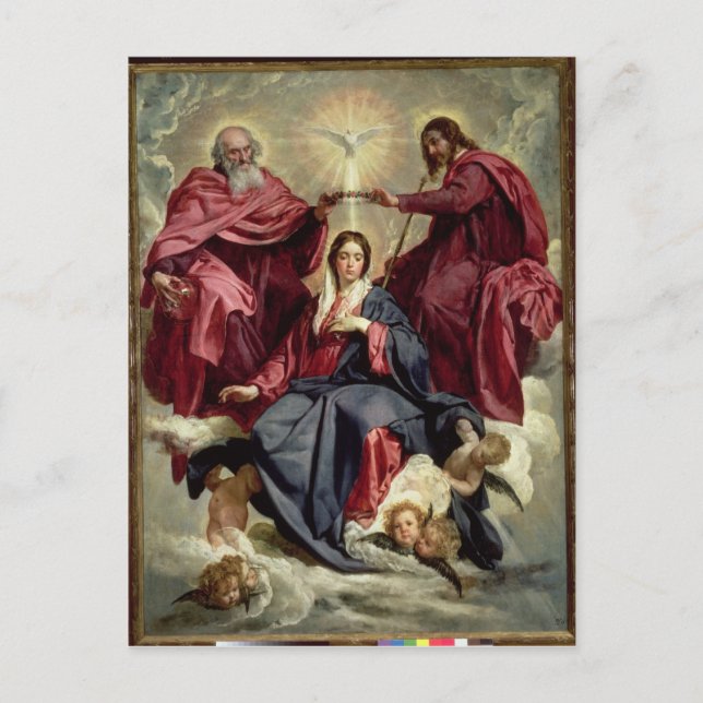 Coronation of the Virgin, c.1641-42 Postcard (Front)