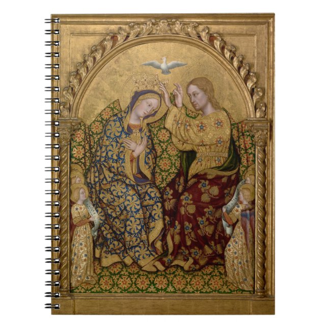 Coronation of the Virgin Christian Art Notebook (Front)