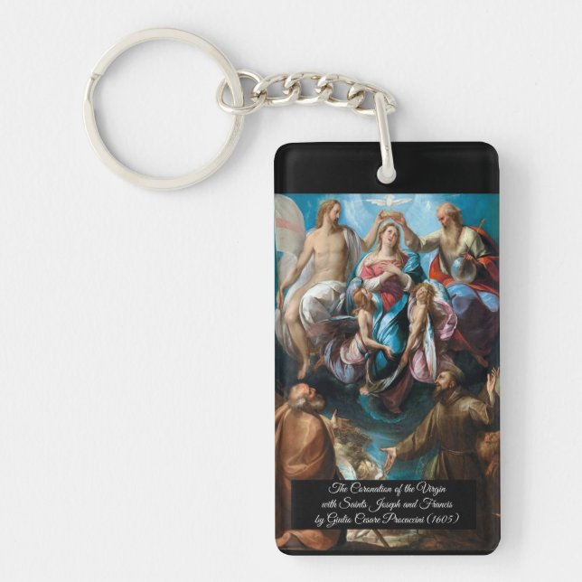 Coronation of the Virgin Key Ring (Front)
