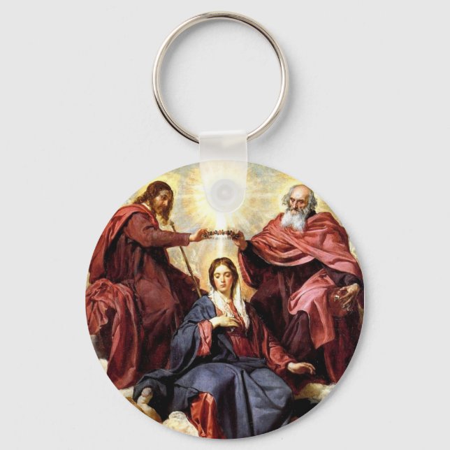 Coronation of the Virgin Key Ring (Front)