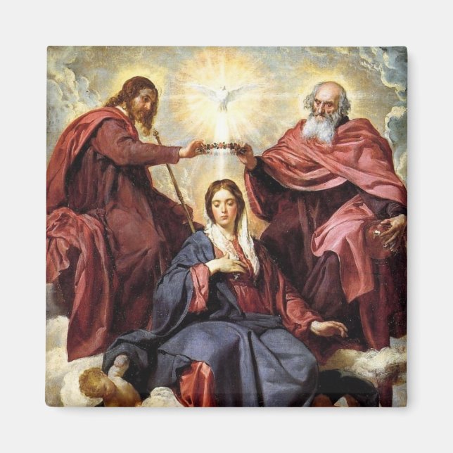 Coronation of The Virgin Mary Magnet (Front)