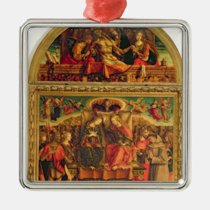 Coronation of the Virgin Metal Tree Decoration