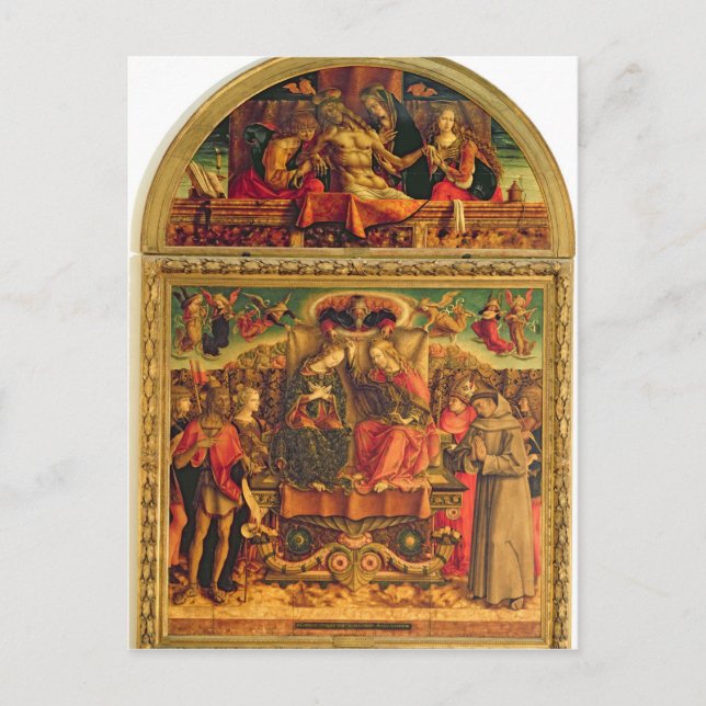 Coronation of the Virgin Postcard (Front)
