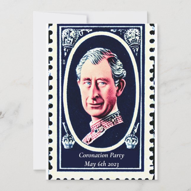 Coronation Party Invitation (Front)