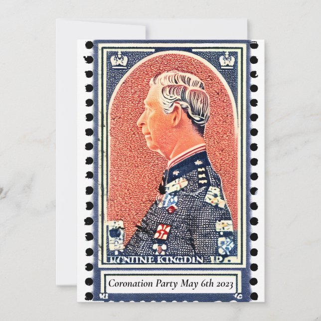 Coronation Party Invitation (Front)