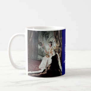 Coronation pose of Queen Elizabeth II, Coffee Mug