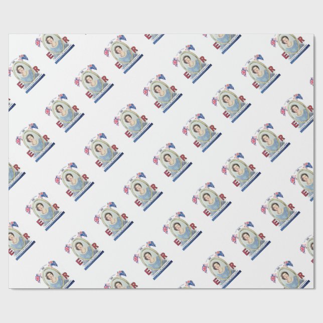 Coronation Queen - Matte Wrapping Paper (Flat)