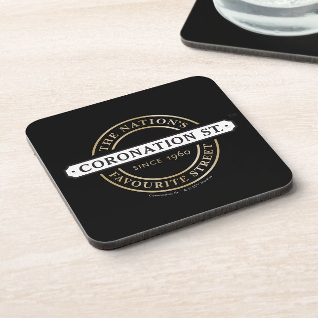 Coronation Street - Logo Coaster Set (Left Side)