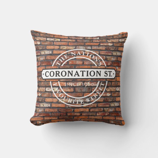Coronation Street - Logo Cushion (Front)
