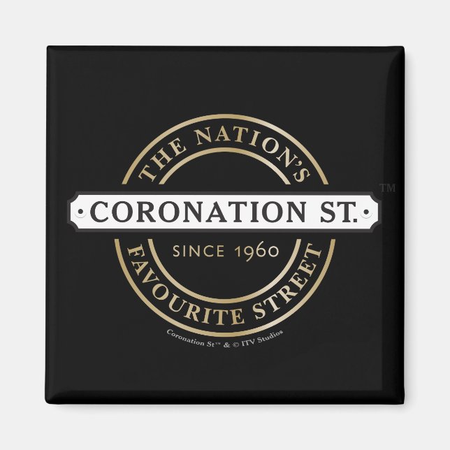 Coronation Street - Logo Magnet (Front)