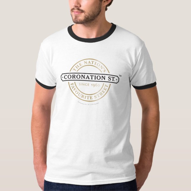 Coronation Street - Logo Ringer T-Shirt (Front)
