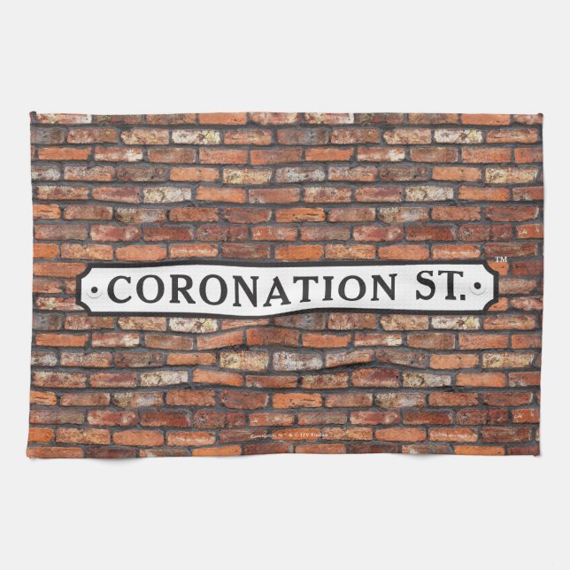 Coronation Street - Sign Tea Towel (Horizontal)