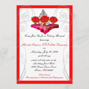 Coronation Victory Brunch Custom Invitations