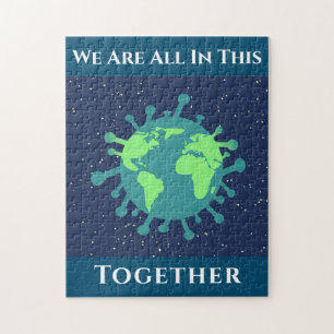 Coronavirus Covid 19 All In This Together Jigsaw Puzzle